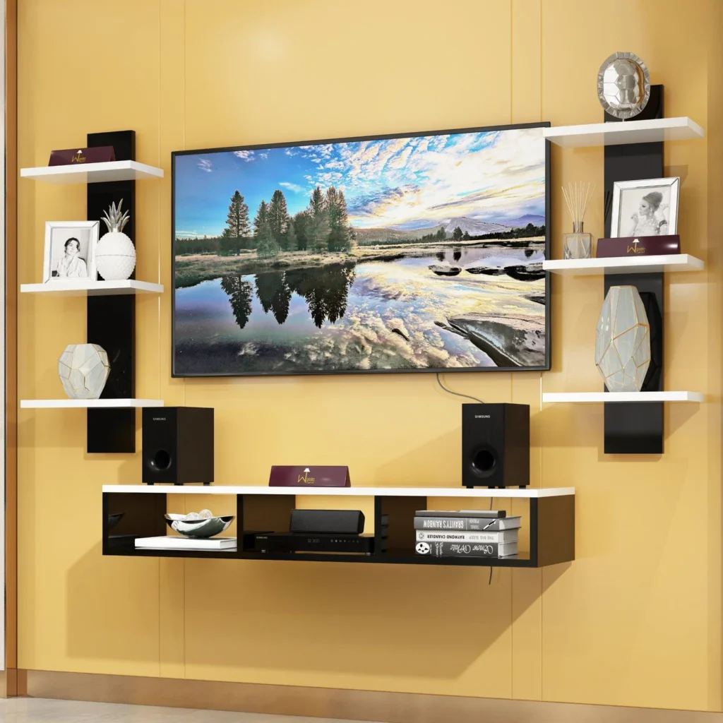 Floating Shelf Living Room Decor