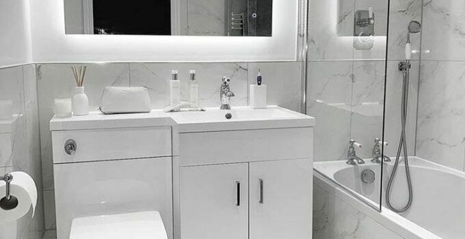 White Interiors Small Bathroom ideas