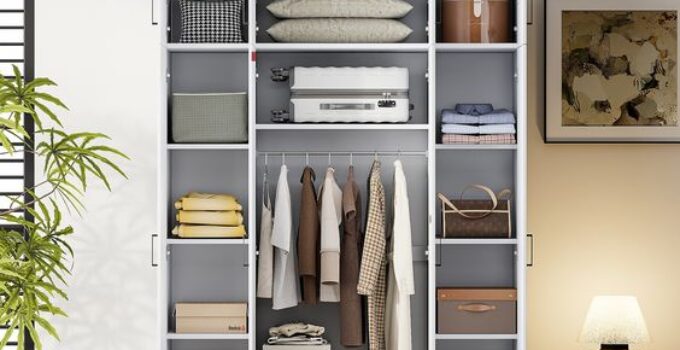 Drawers Between Clothes Racks Small Closet Ideas