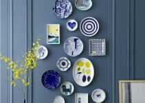 Vintage Plates living room wall art ideas