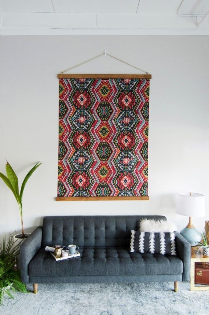 Hang Fabrics best cheap home décor