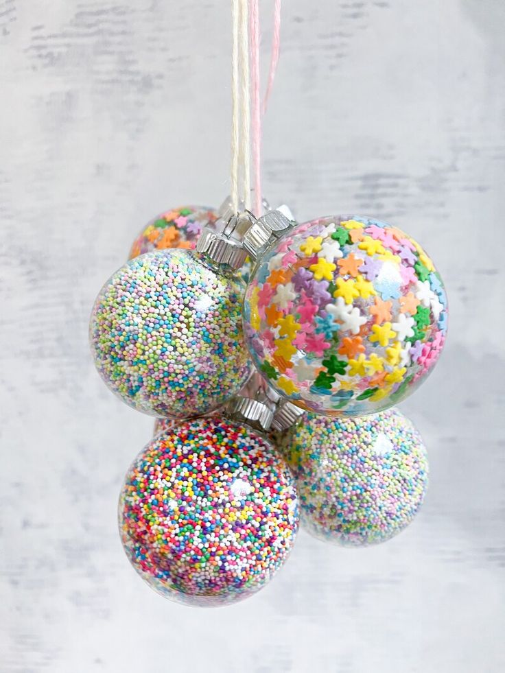 Sprinkles Christmas ornament craft