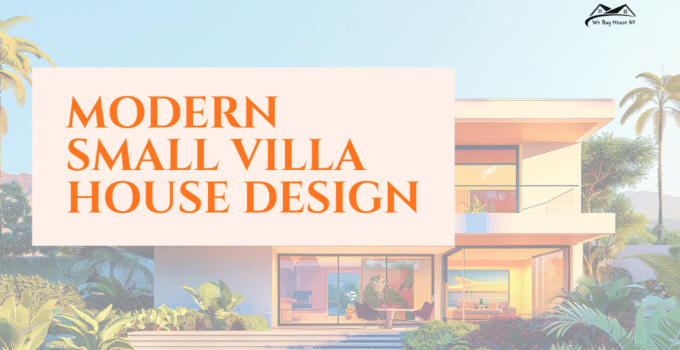 Beautiful modern small villa house exterior design