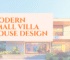 Beautiful modern small villa house exterior design