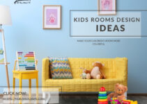 kids room interior design with colorful wall décor