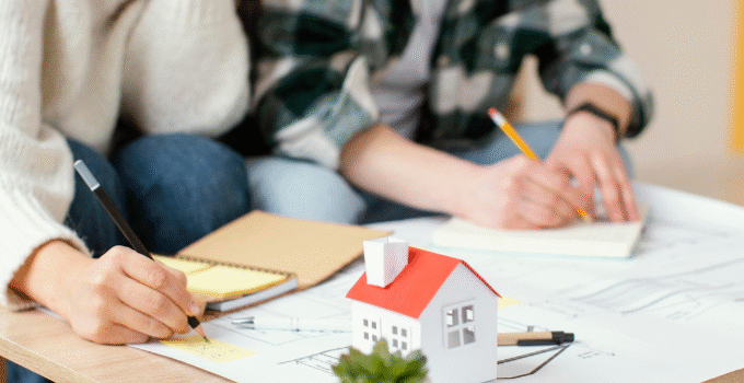 New home plans featuring modern architecture and smart space planning